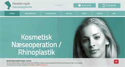 Desktop Screenshot of plasticsurgeon.dk